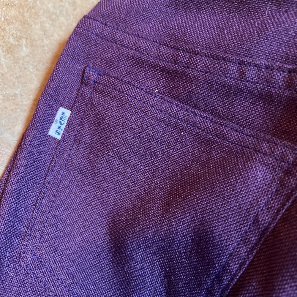 Rare Vintage Big E Levi’s  purple pants levi jeans
